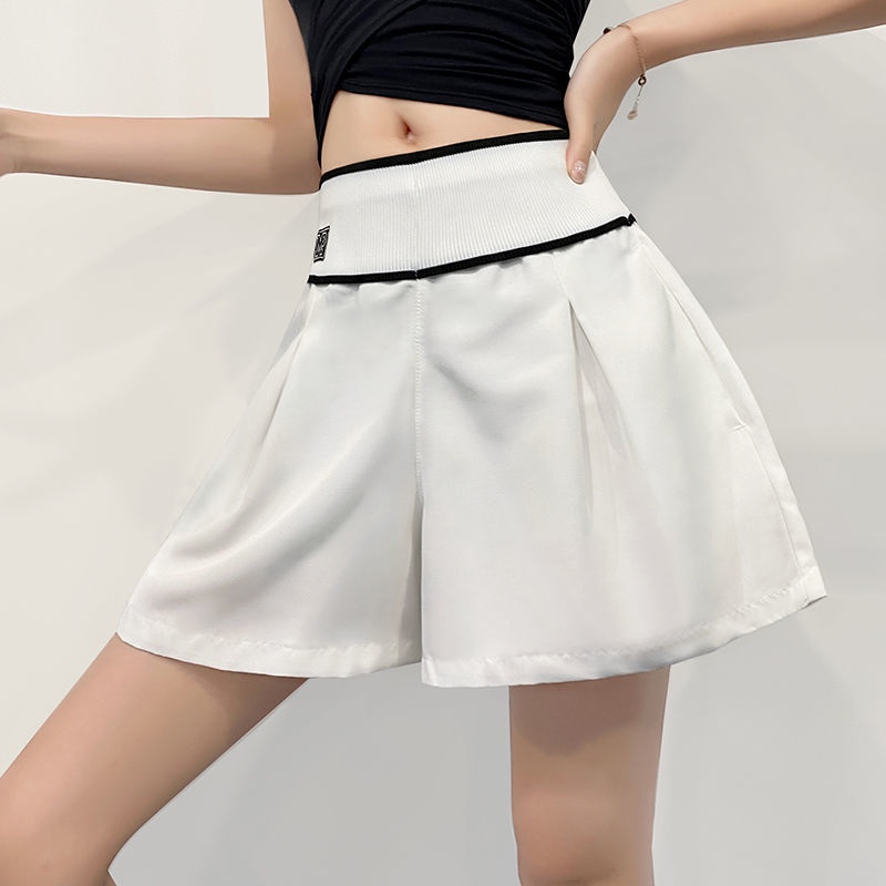 Jiashucheng Quần Short Thể Thao Lưng Cao Dáng Ôm Chống Lóa Chất Liệu Thoáng Khí Nhanh Khô Thời Trang Mùa Hè Cho Nữ