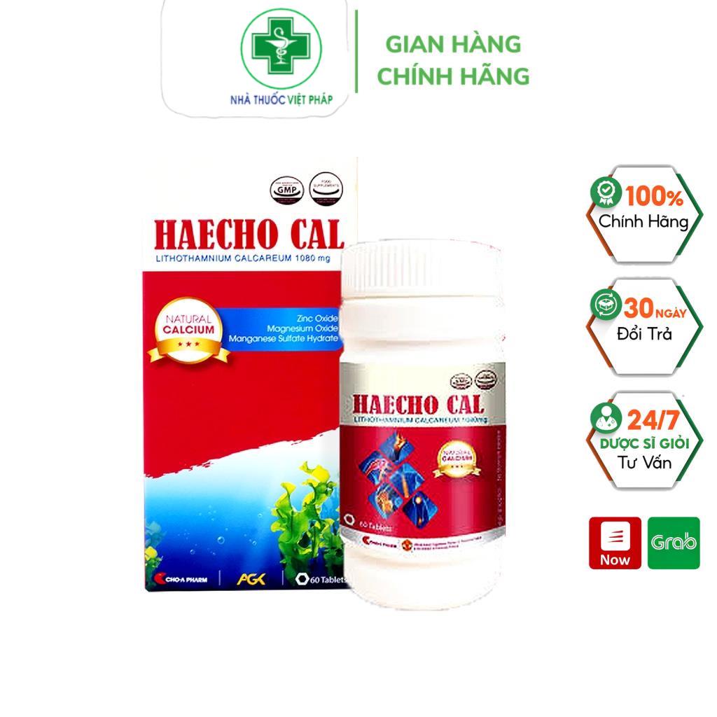 Canxi hữu cơ Haecho được chiết xuất từ tảo Hàn Quốc lọ 60 viên