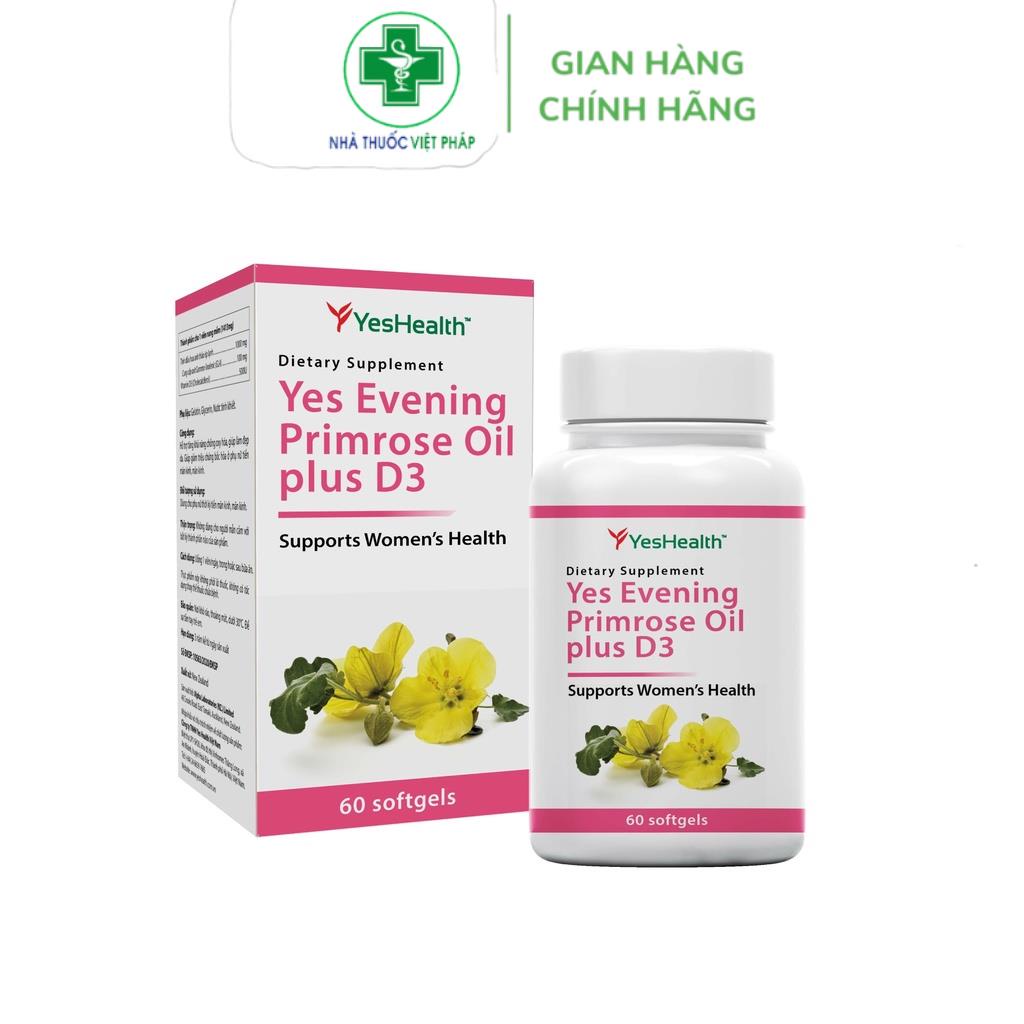 Nội tiết tố nữ Yes Evening Primose lọ 60 viên,ngày 1 viên. nhập khẩu Mỹ