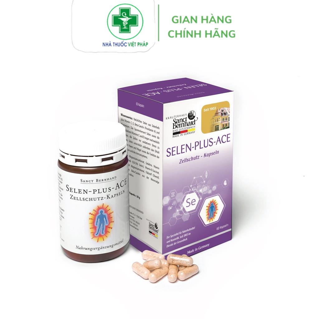 Selen Plus ACE Hỗ Trợ Tăng Sức Đề Kháng Chống Oxy Hóa Làm Đẹp Ra,đẹp tóc,tăng sức kháng tổng thể/nhập Đức
