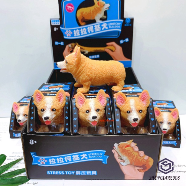 Đồ chơi squishy Giảm Stress Hình Chó Corgi đẹp tươi Cho Bé