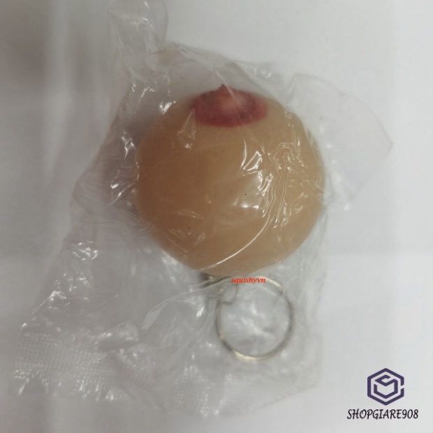 Đồ chơi bóp tay móc khoá bé vếu squishy mềm mại bóp thư giãn dễ thương