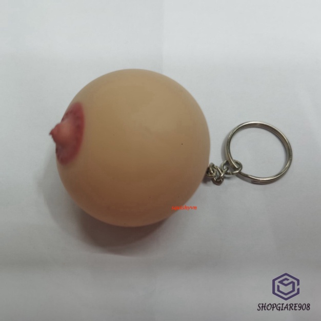 Đồ chơi bóp tay móc khoá bé vếu squishy mềm mại bóp thư giãn dễ thương