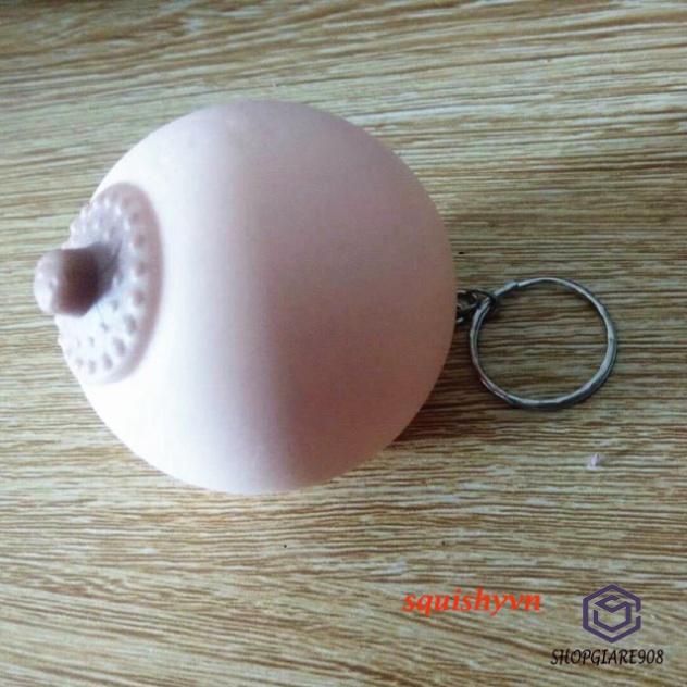 Đồ chơi bóp tay móc khoá bé vếu squishy mềm mại bóp thư giãn dễ thương