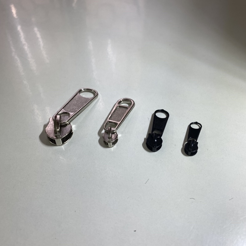 Đầu khoá kéo răng cước nhựa các size