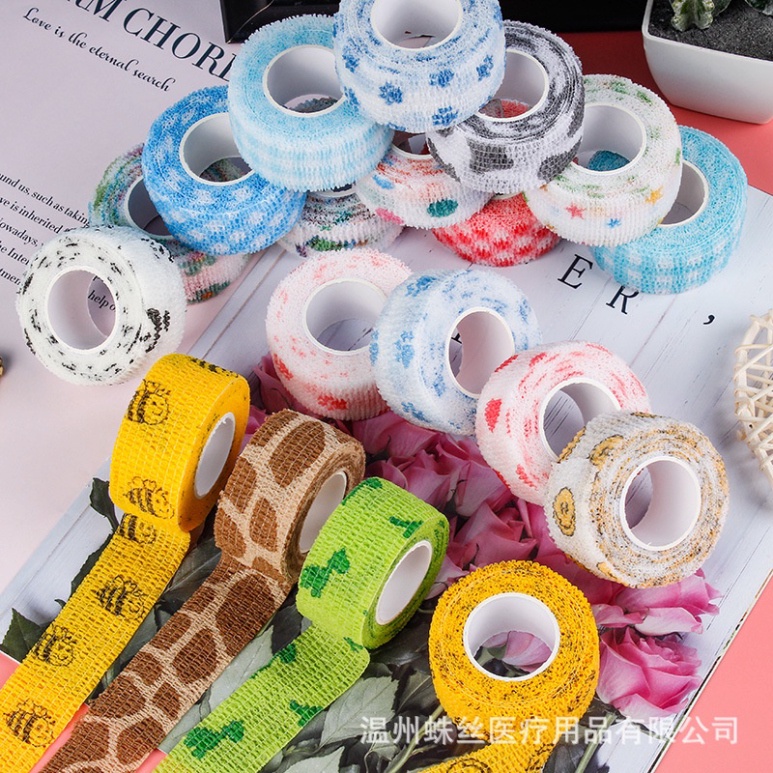 Băng quấn ngón tay tự dính bảo vệ ngón tay hoạ tiết dễ thương