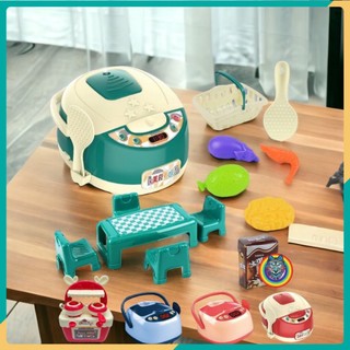 Đồ chơi mô phỏng Bộ nồi cơm điện và Bộ Bếp gas cho bé gái