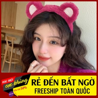 Băng đô cài tóc hình gấu dâu lotso