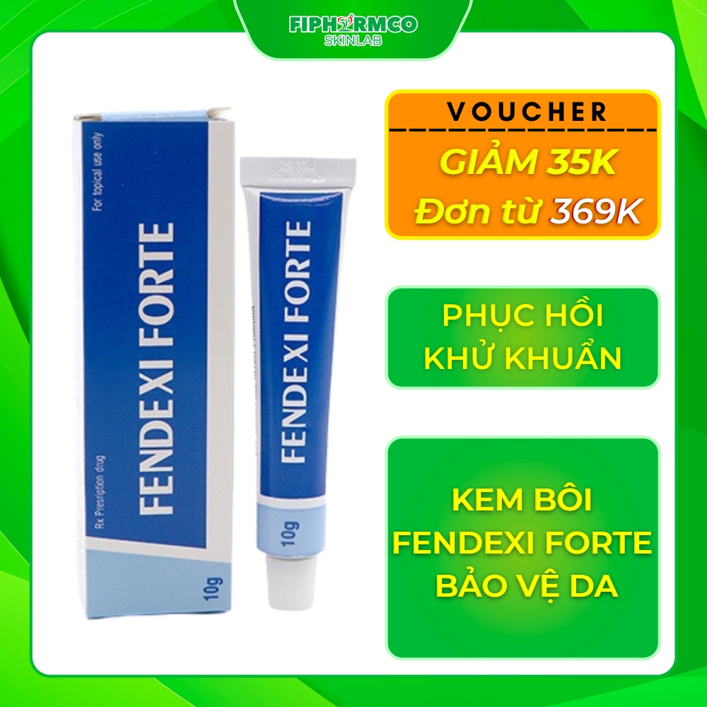 Kem Bôi Da Fendexi Forte Bảo Vệ, Phục Hồi Do Chàm, Da Tiết Bã Nhờn 10G - Dược Mỹ Phẩm 5 Phát