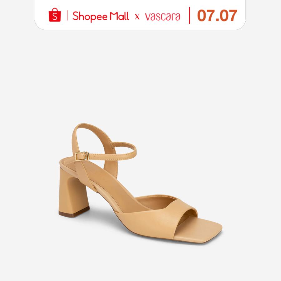 Vascara Sandal Gót Trụ Quai Cổ Điển - SDN 0752