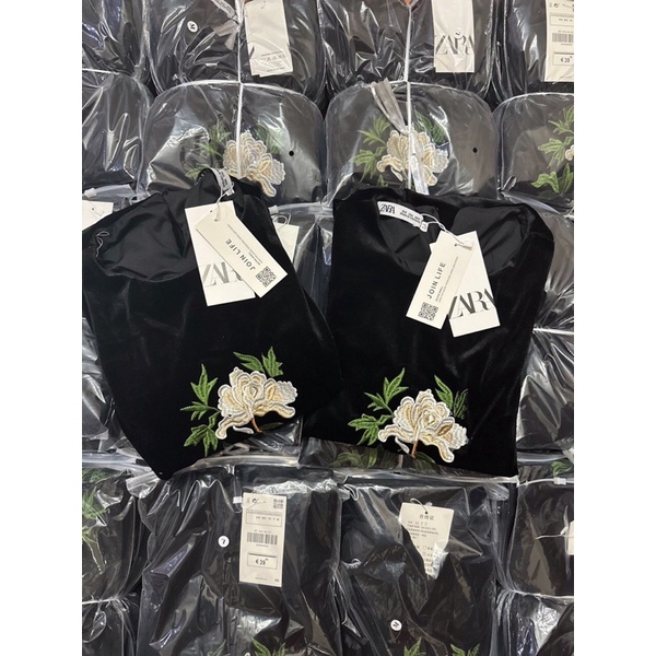 SỈ VÁY NHUNG XÁT NÁCH THÊU HOA CHO NỮ Q933285