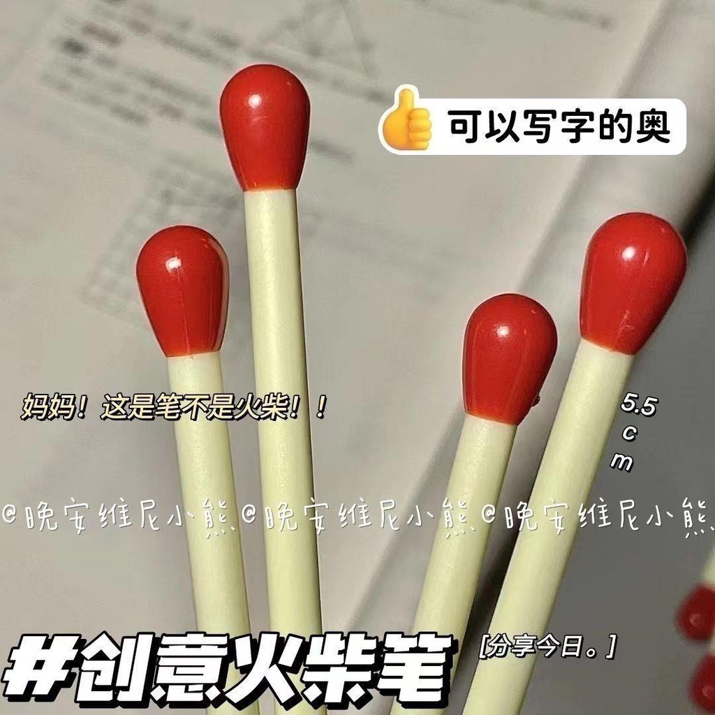 Bút Bi Xiaohongshu 0.5mm Màu Đen Thiết Kế Sáng Tạo Có Giá Trị Cao Cấp Dành Cho Học Sinh