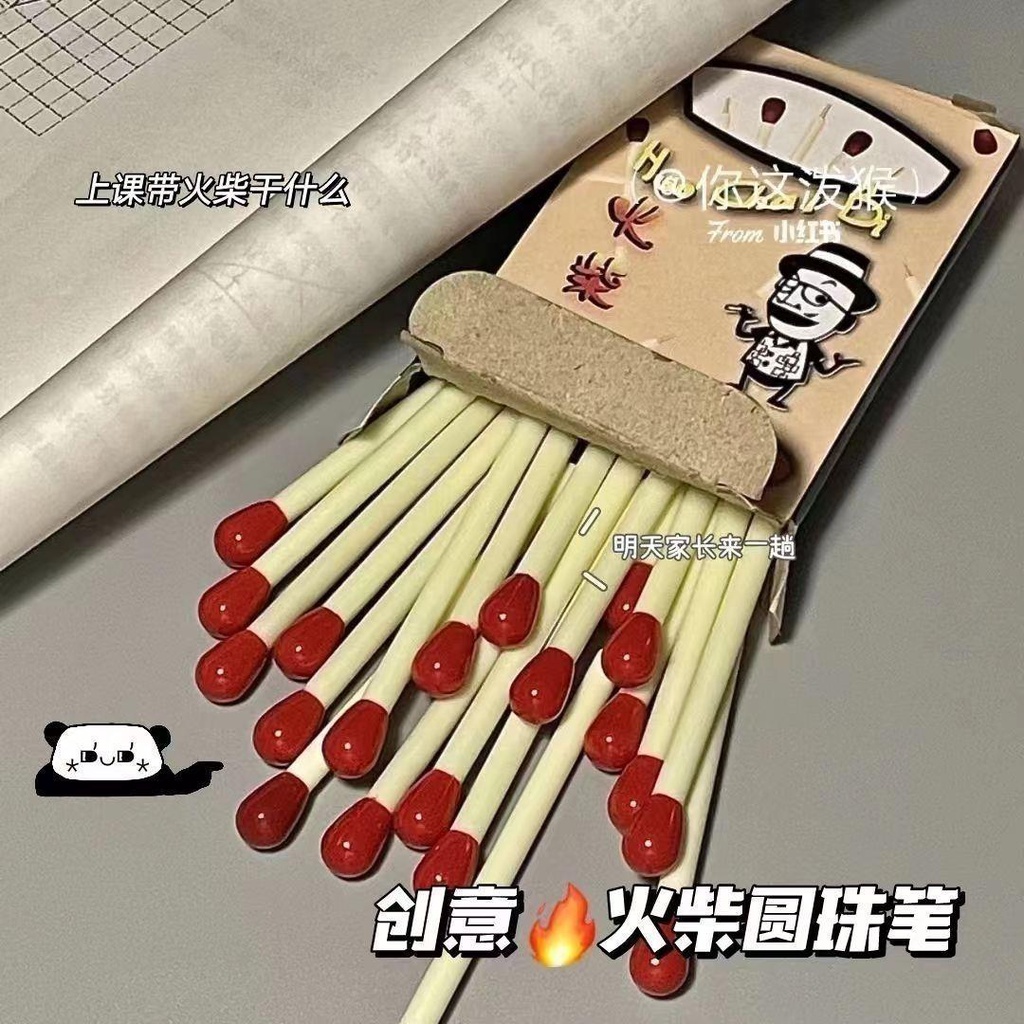 Bút Bi Xiaohongshu 0.5mm Màu Đen Thiết Kế Sáng Tạo Có Giá Trị Cao Cấp Dành Cho Học Sinh