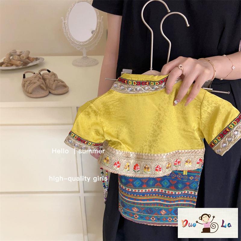 Bộ Hán Phục Phong Cách Trung Hoa Xinh Xắn Cho Bé Gái