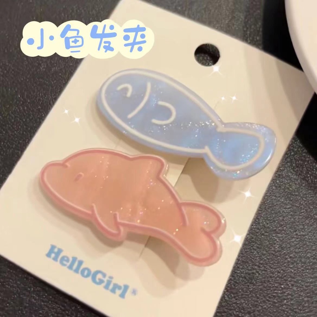 Kẹp Tóc Hình Cá Nhỏ Dễ Thương Thời Trang Mùa Hè Cho Nữ