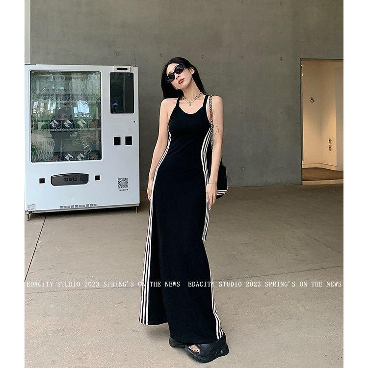 Đầm Dáng Chữ a Không Tay Thiết Kế Mới Quyến Rũ Thời Trang Mùa Hè Dành Cho Nữ