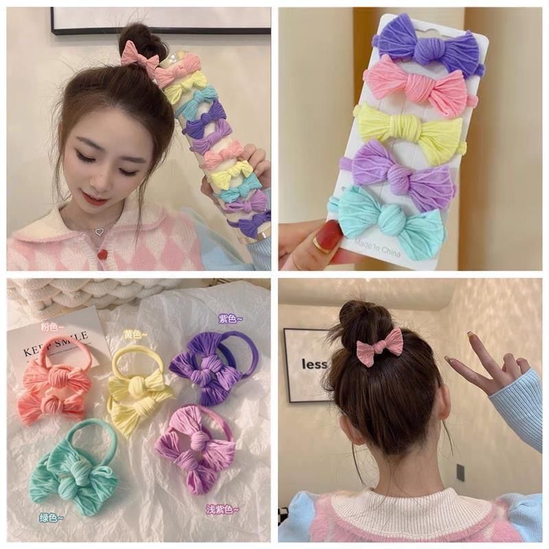 Dây Buộc Tóc Đuôi Ngựa Cao Su Co Giãn Kiểu Dáng Đơn Giản Hàng Mới 2022 Dành Cho Bạn Nữ 2021