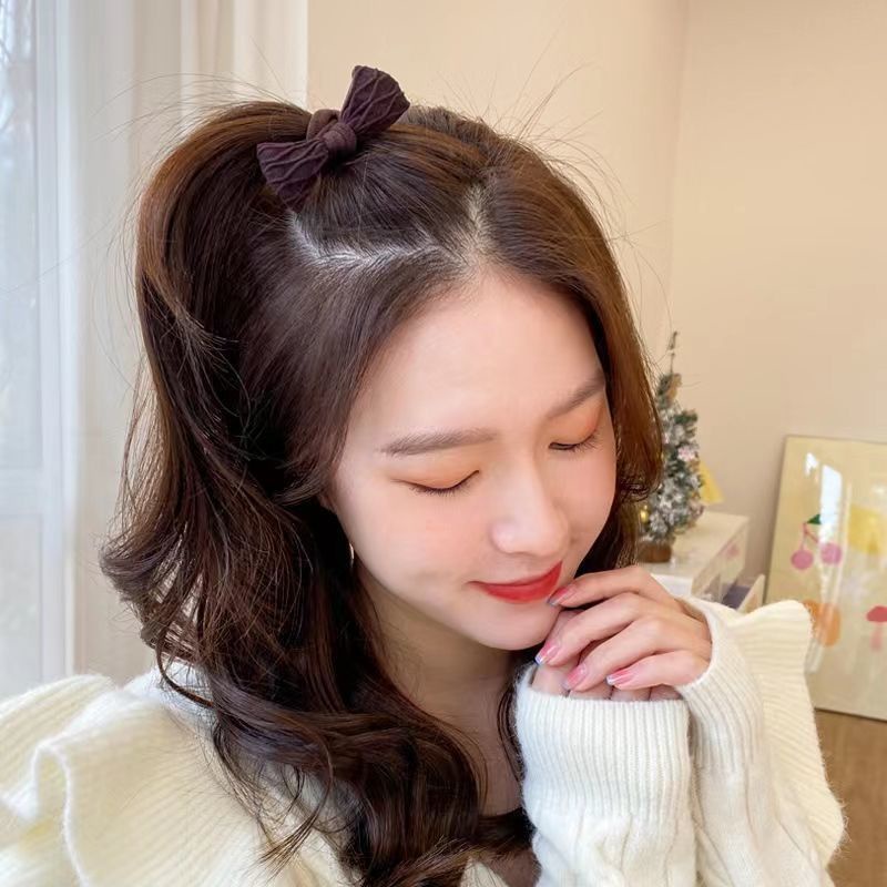 Dây Buộc Tóc Đuôi Ngựa Cao Su Co Giãn Kiểu Dáng Đơn Giản Hàng Mới 2022 Dành Cho Bạn Nữ 2021