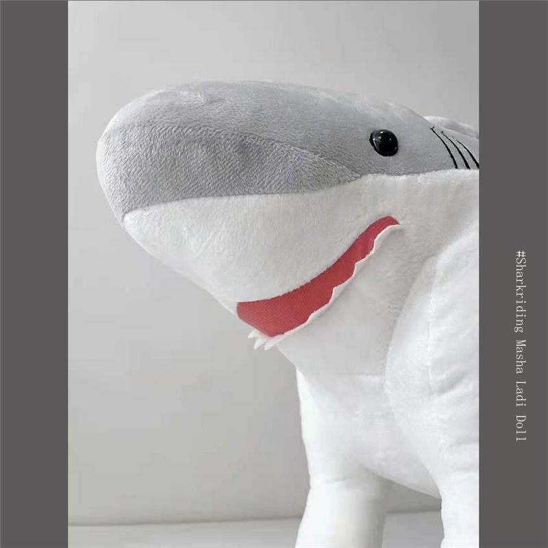 Thú Nhồi Bông Hình Cá Mập Cưỡi Ngựa Cho Bạn Gái