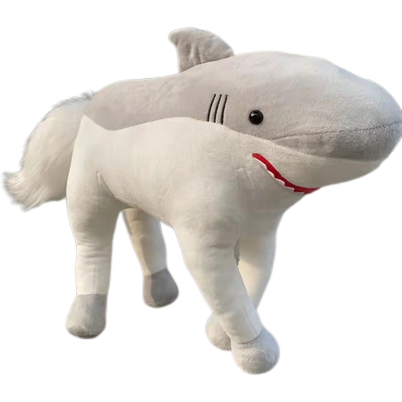 Thú Nhồi Bông Hình Cá Mập Cưỡi Ngựa Cho Bạn Gái