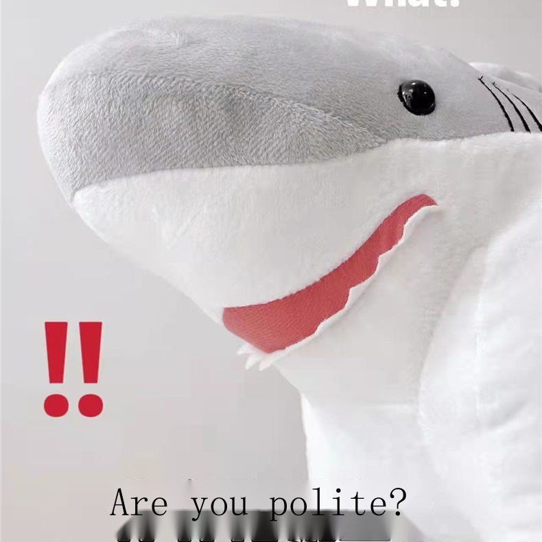 Thú Nhồi Bông Hình Cá Mập Cưỡi Ngựa Cho Bạn Gái