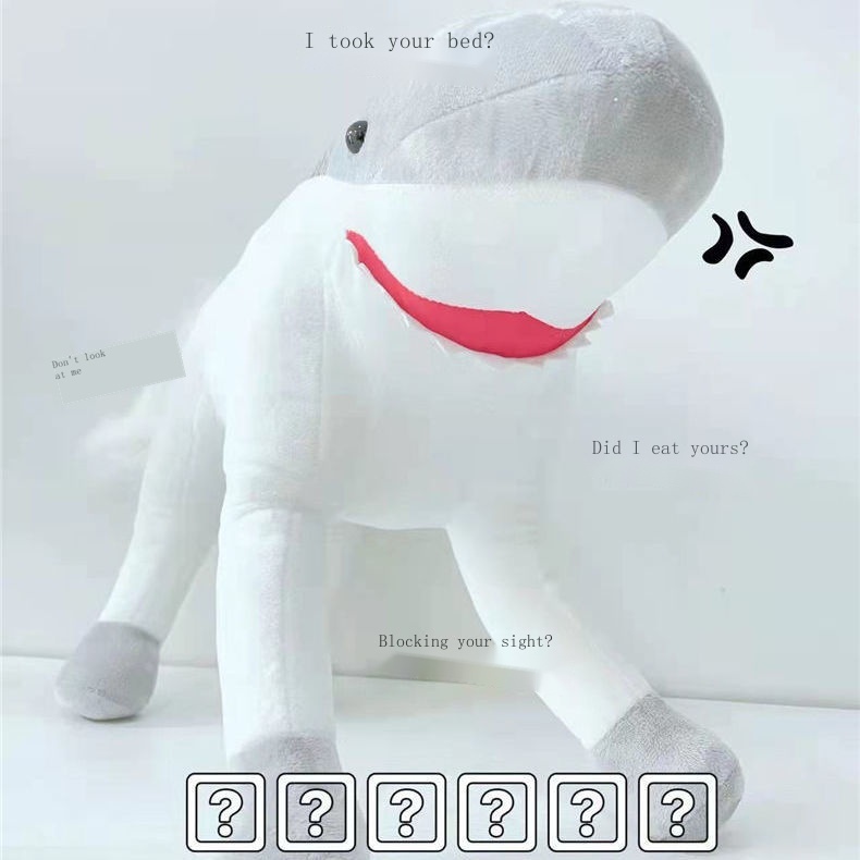 Thú Nhồi Bông Hình Cá Mập Cưỡi Ngựa Cho Bạn Gái