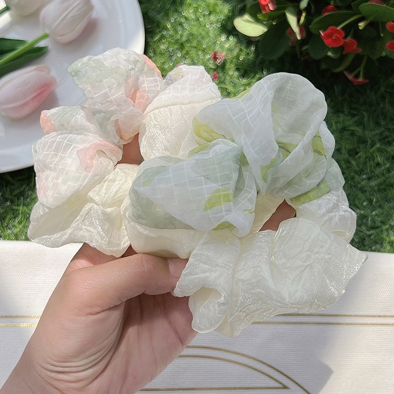 Dây Buộc Tóc Lưới Màu Sắc Xinh Xắn Hợp Thời Trang Mùa Hè Cho Nữ