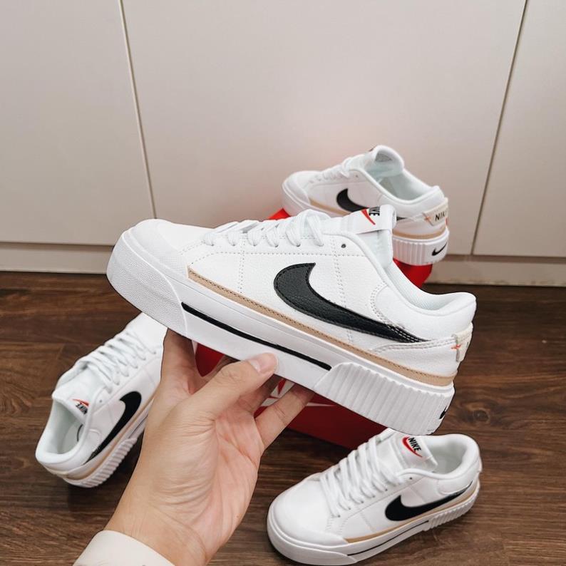 Giày thể thao sneaker LEGACY LIFT trắng đế trắng cao thời trang có sẵn