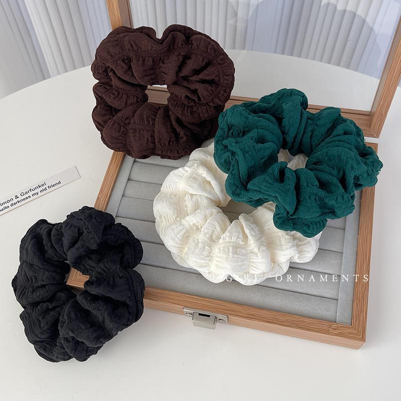 Dây Cột Tóc Cỡ Lớn Phong Cách retro Thu Đông Cho Nữ