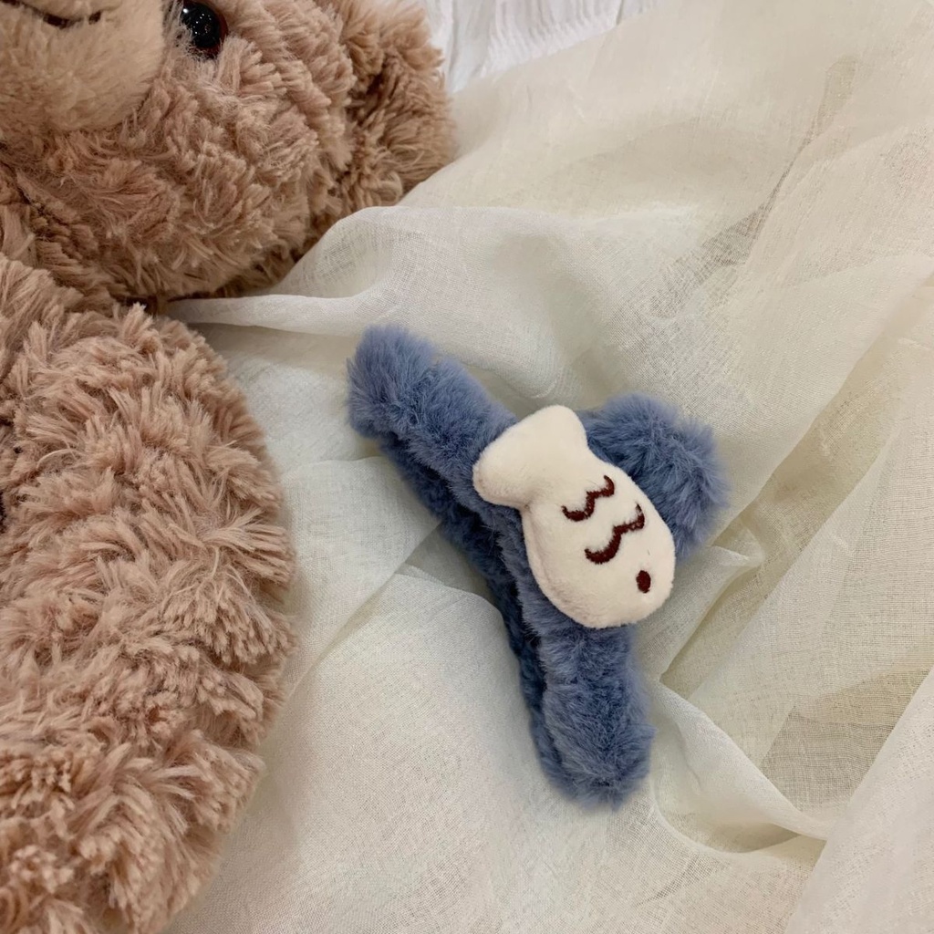 Kẹp Tóc Cá Mập Nhồi Bông Màu Xanh Dương Cỡ Lớn Dễ Thương Thời Trang 2022 Cho Bạn Gái