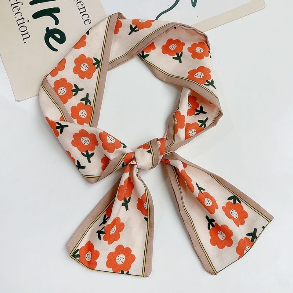 Băng Đô Cài Tóc Vải Lụa Thắt Nơ Phong Cách Pháp Cổ Điển Thời Trang Mùa Hè Cho Nữ Zhao Liying