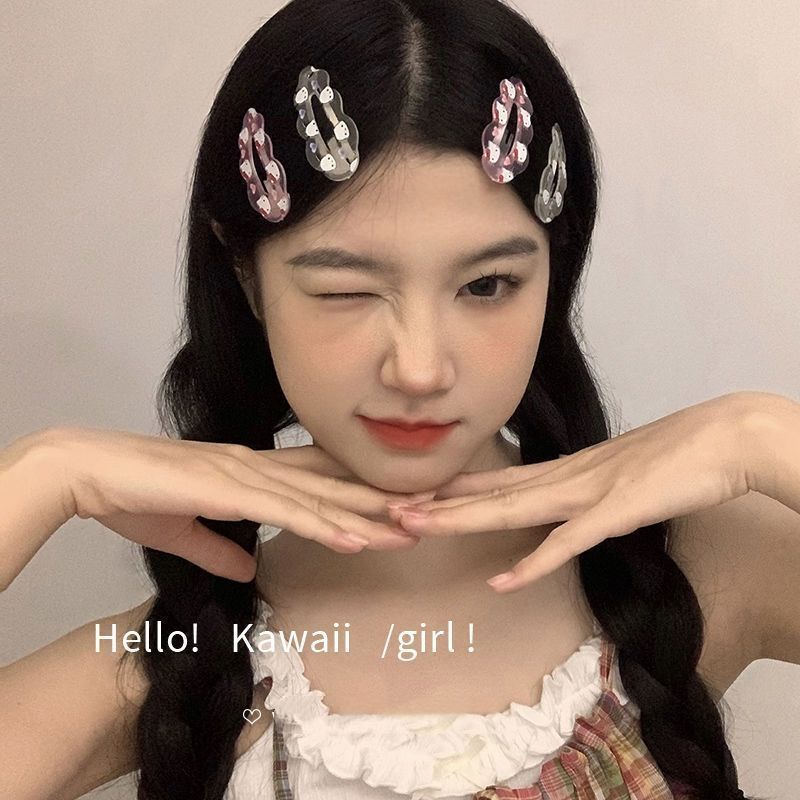 Kẹp Tóc Hình Quyển Sách Đỏ Cún Pacha kitty Vịt Hoạt Hình Dễ Thương Cho Nữ Sinh