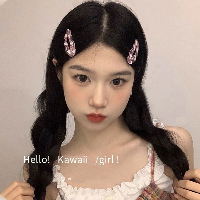 Kẹp Tóc Hình Quyển Sách Đỏ Cún Pacha kitty Vịt Hoạt Hình Dễ Thương Cho Nữ Sinh