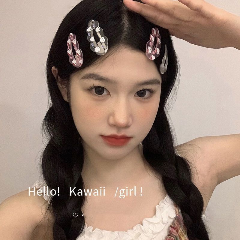 Kẹp Tóc Hình Quyển Sách Đỏ Cún Pacha kitty Vịt Hoạt Hình Dễ Thương Cho Nữ Sinh