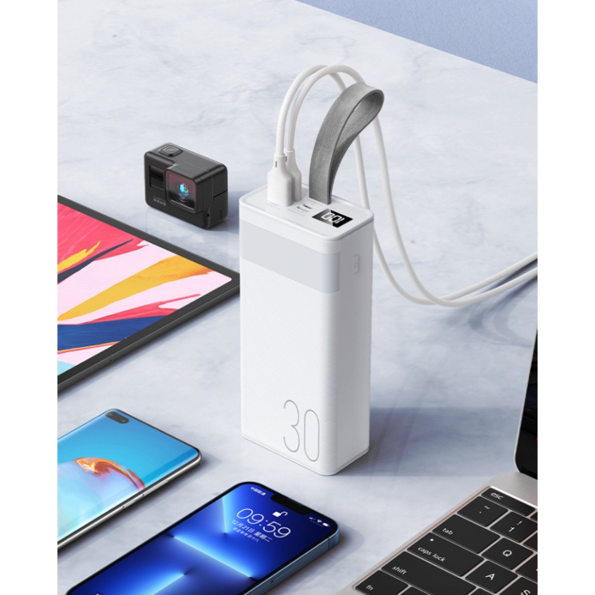 Pin sạc dự phòng Remax RPP 320 30,000mah sạc nhanh có led báo dung lượng