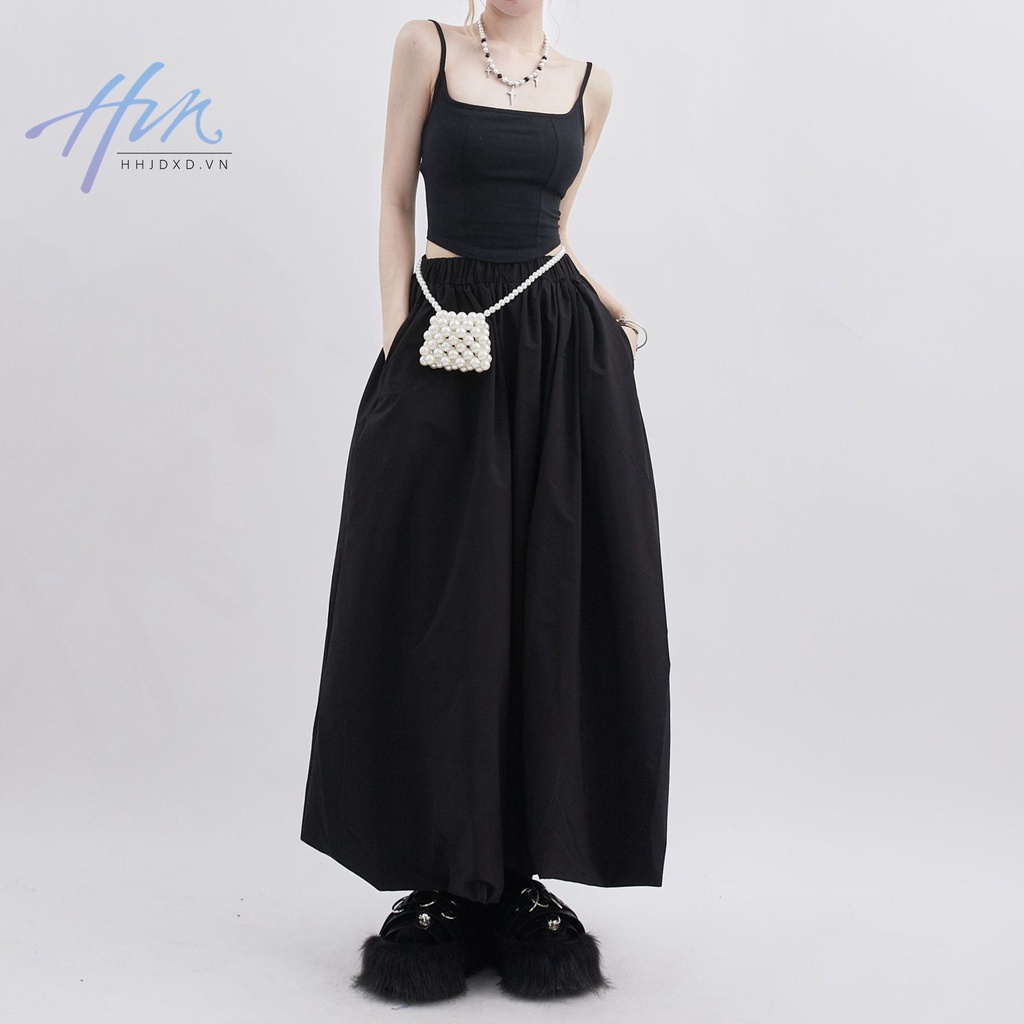 Bộ Áo Hai Dây + Chân Váy Thời Trang Mùa Hè Hàn Quốc 2023 Cho Nữ