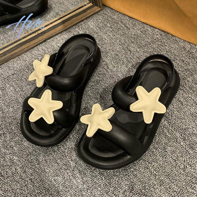 Dép Sandal Đế Bằng Siêu Mềm Mỏng Thời Trang Mùa Hè 2023 Cho Nữ