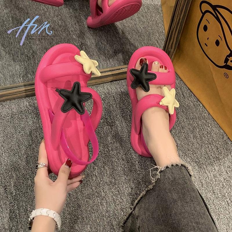 Dép Sandal Đế Bằng Siêu Mềm Mỏng Thời Trang Mùa Hè 2023 Cho Nữ