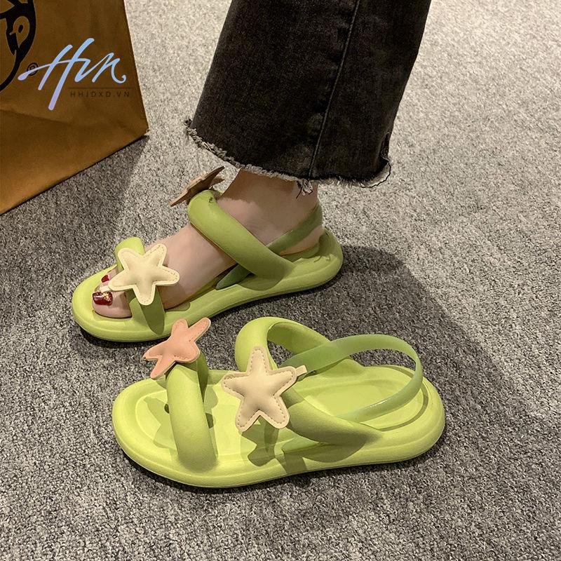 Dép Sandal Đế Bằng Siêu Mềm Mỏng Thời Trang Mùa Hè 2023 Cho Nữ