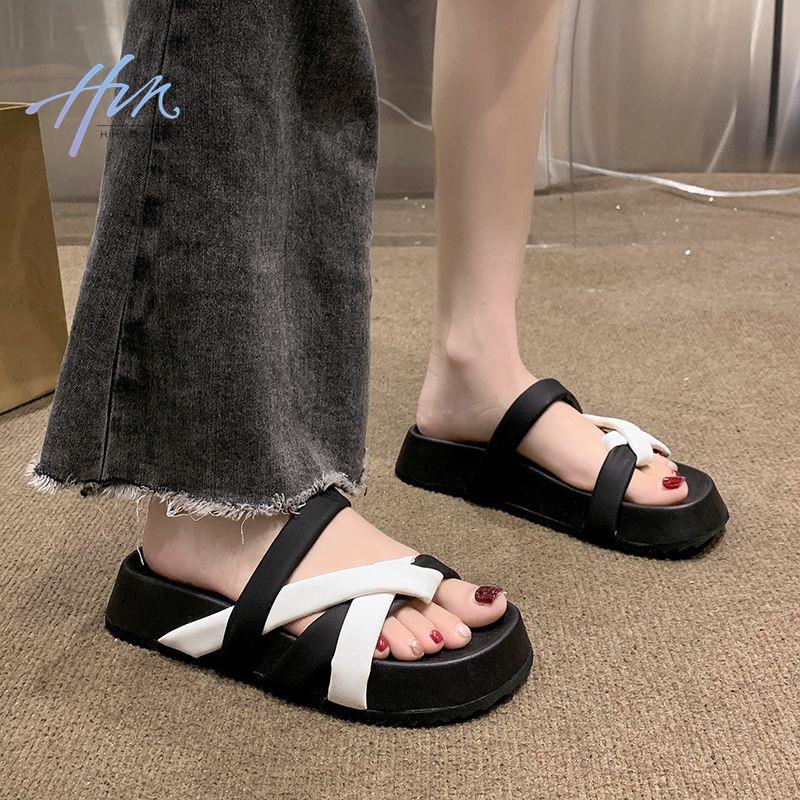Dép Đế Dày Chống Trượt Thoải Mái Thời Trang Mùa Hè 2023 Mới Cho Nữ