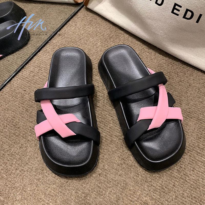 Dép Đế Dày Chống Trượt Thoải Mái Thời Trang Mùa Hè 2023 Mới Cho Nữ