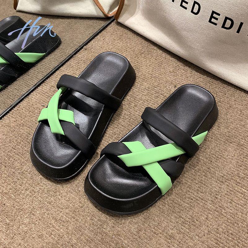 Dép Đế Dày Chống Trượt Thoải Mái Thời Trang Mùa Hè 2023 Mới Cho Nữ