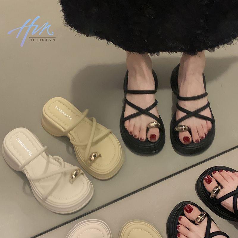 Dép Đế Dày Thời Trang Mùa Hè 2023 Phong Cách Mới Cho Nữ