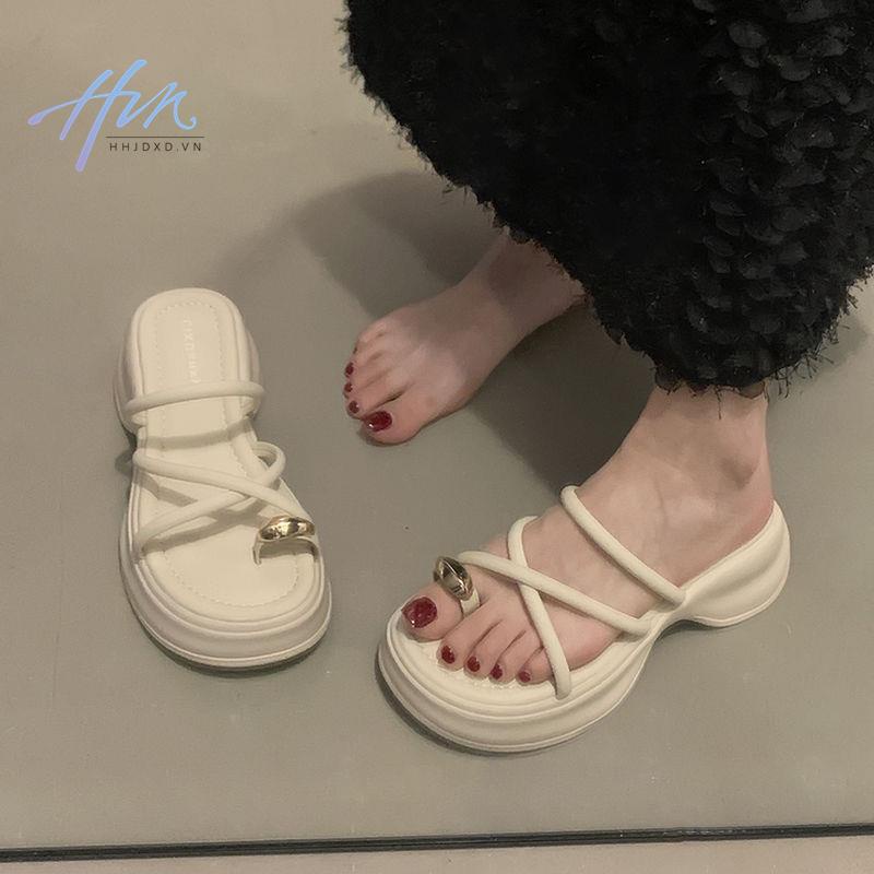 Dép Đế Dày Thời Trang Mùa Hè 2023 Phong Cách Mới Cho Nữ