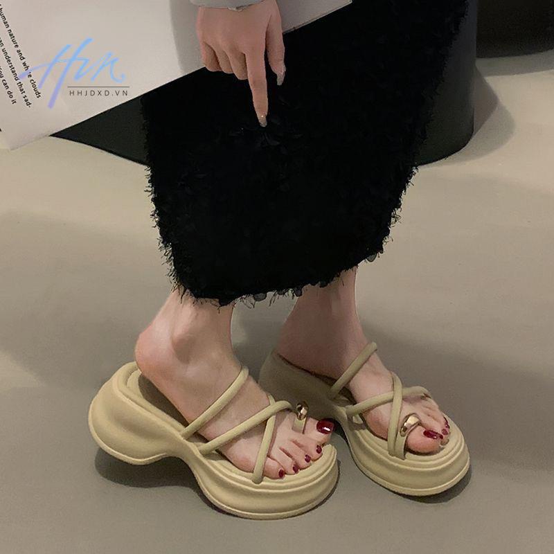 Dép Đế Dày Thời Trang Mùa Hè 2023 Phong Cách Mới Cho Nữ