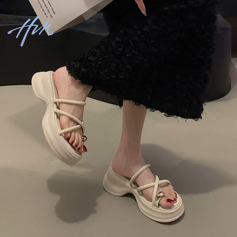 Dép Đế Dày Thời Trang Mùa Hè 2023 Phong Cách Mới Cho Nữ