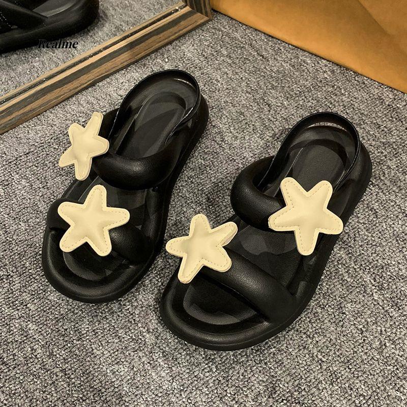 Dép Sandal Đế Bằng Siêu Mềm Mỏng Thời Trang Mùa Hè 2023 Cho Nữ