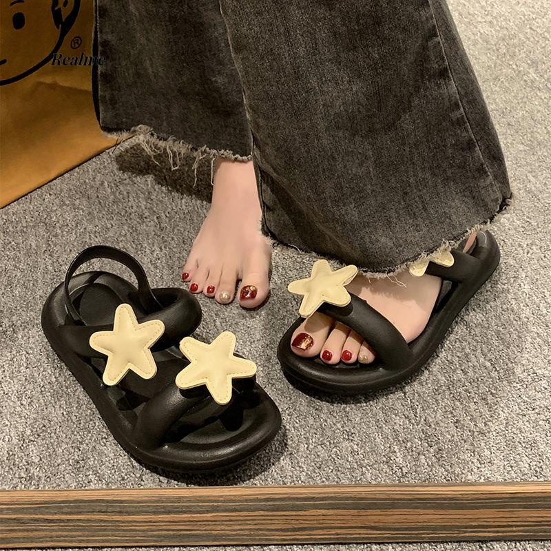 Dép Sandal Đế Bằng Siêu Mềm Mỏng Thời Trang Mùa Hè 2023 Cho Nữ