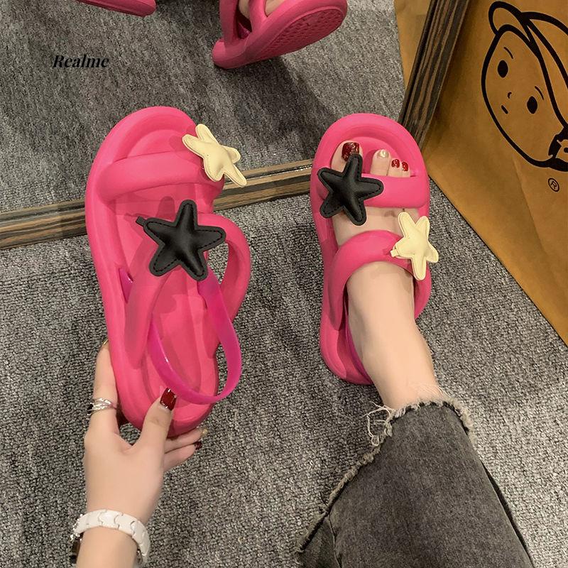 Dép Sandal Đế Bằng Siêu Mềm Mỏng Thời Trang Mùa Hè 2023 Cho Nữ