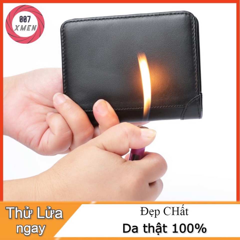 Ví Nam Da Bò Dáng Đứng Ngang Có Khe Sim - Bóp Nam BH 12 tháng Tặng Móc Khóa - Kan shop
